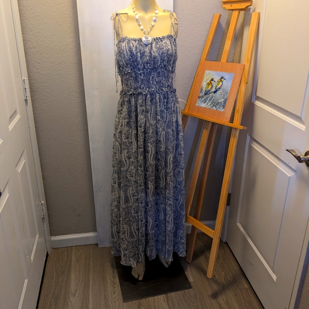 Paisley Print Maxi NWT
